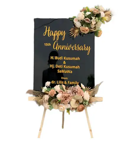 Papan Bunga Akrilik Kepulauan Romang